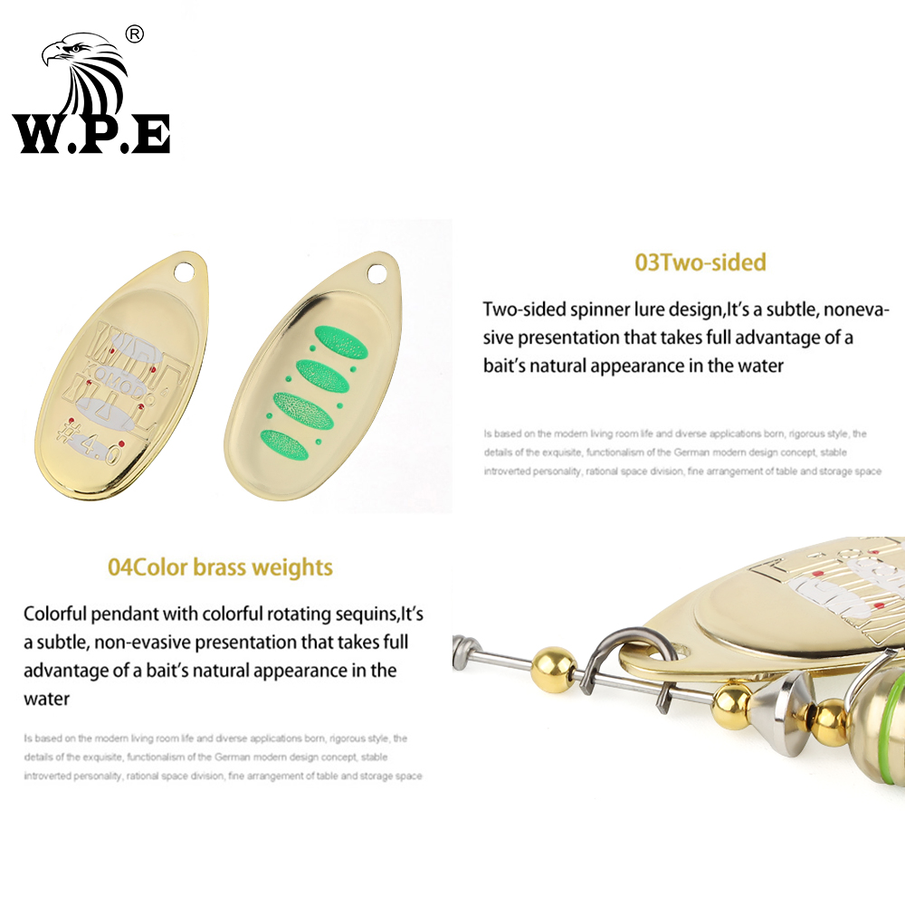 W.P.E كومودو سبينر إغراء 2 قطع - مراجعة Fishing Lure Spoon وسعره