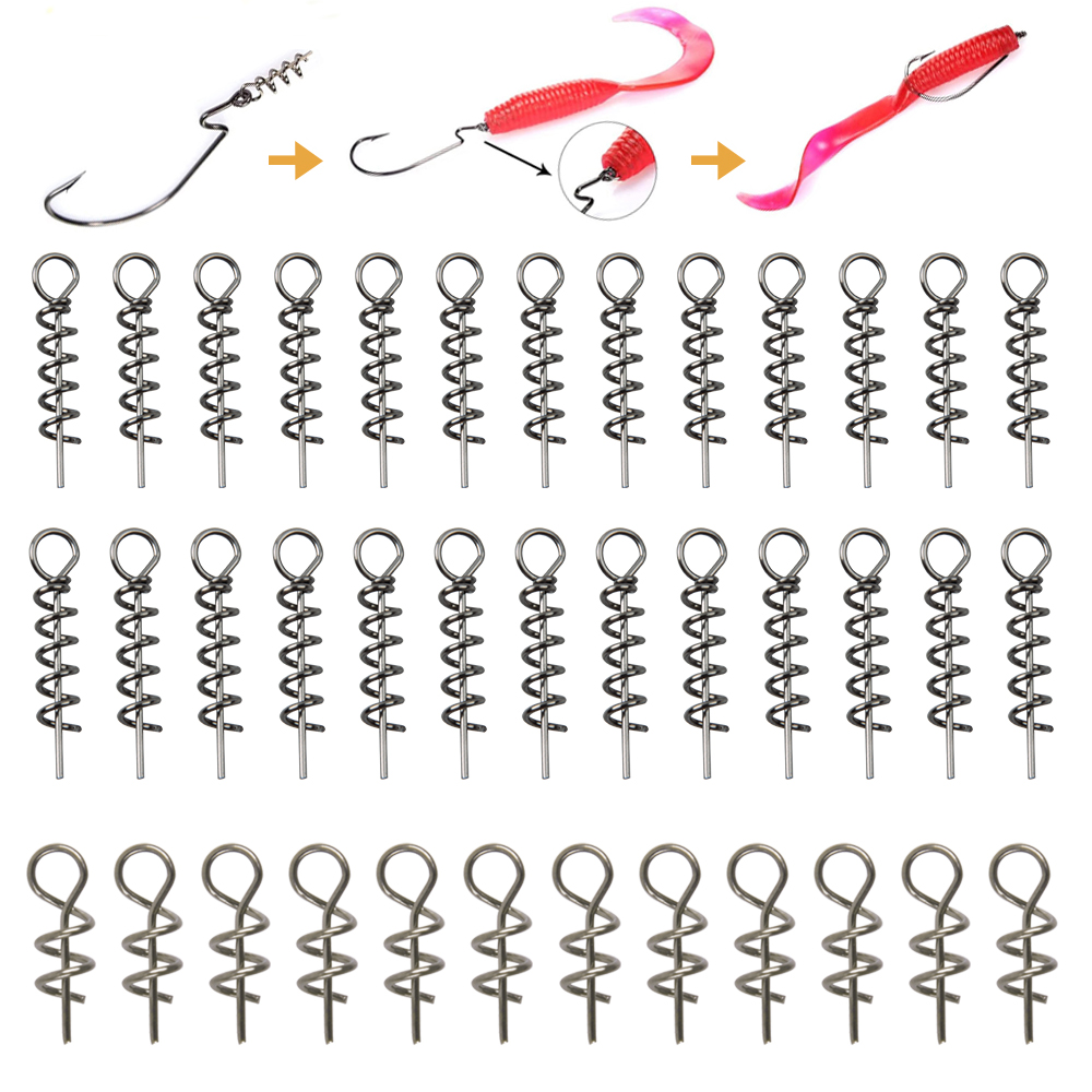 30 قطعة الفولاذ المقاوم للصدأ  - مراجعة Fishing Lure Accessories وسعره
