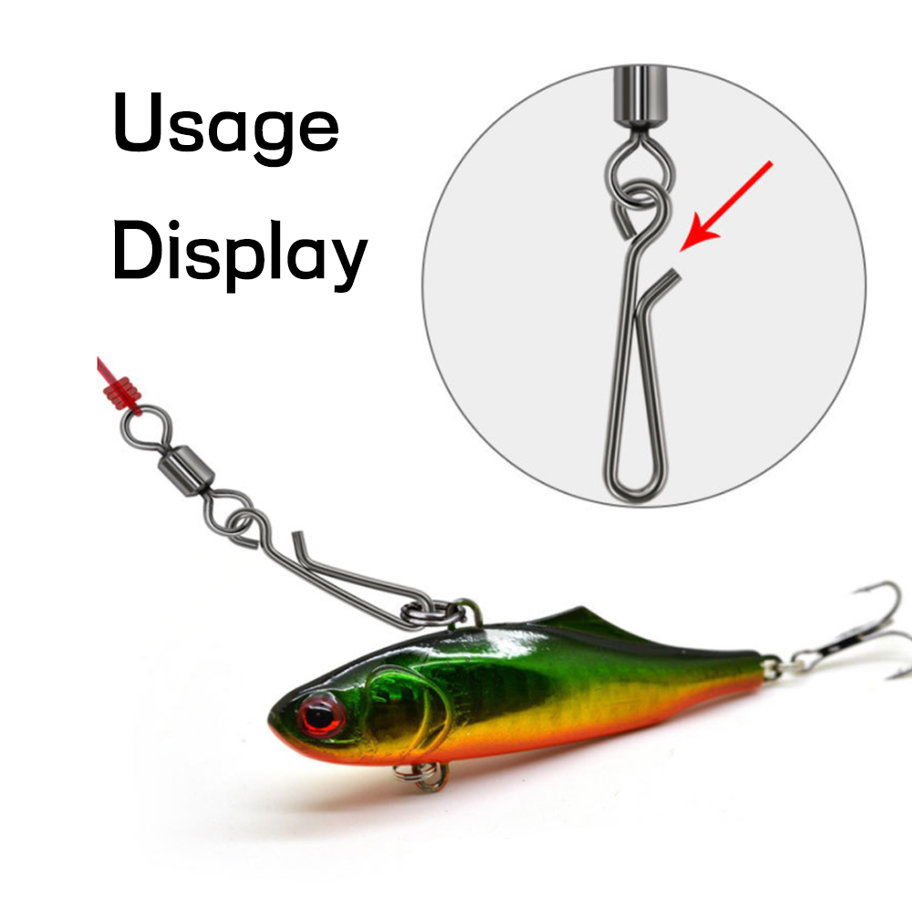 100 قطعة من مشابك التثبيت المص - مراجعة Fishing Lure Accessories وسعره