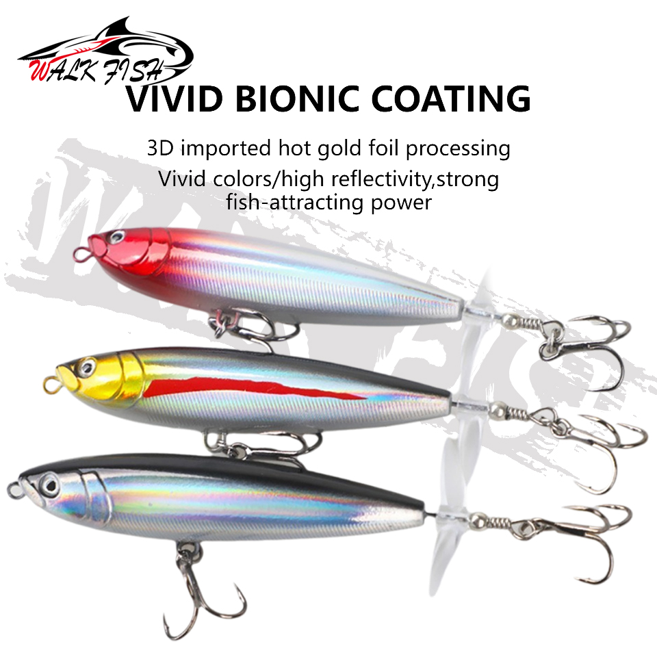 WALK FISH طُعم دوّار 7 جم/11 ج - مراجعة Fishing Lure Buzzbait وسعره