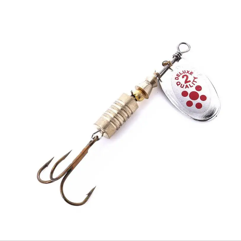 1 قطعة الطلاء المعدني سبينر ال - مراجعة Fishing Lure Spoon وسعره