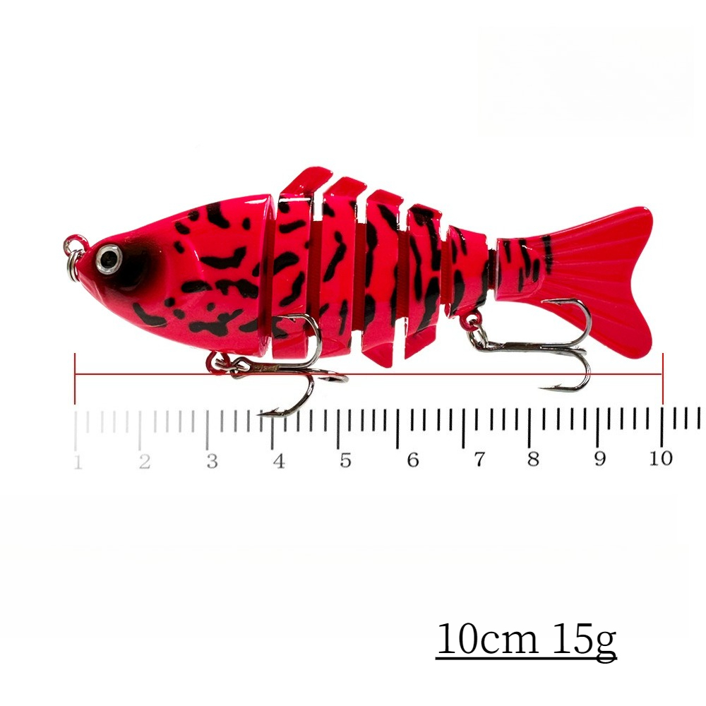 طعم صيد صناعي صلب متعدد الأجزا - مراجعة Fishing Lure Jerkbait وسعره