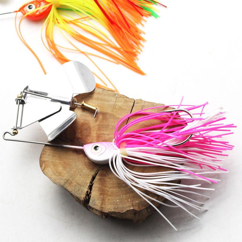 طُعم صيد السمك بدون أعواد، سبي - مراجعة Fishing Lure Spinnerbait وسعره