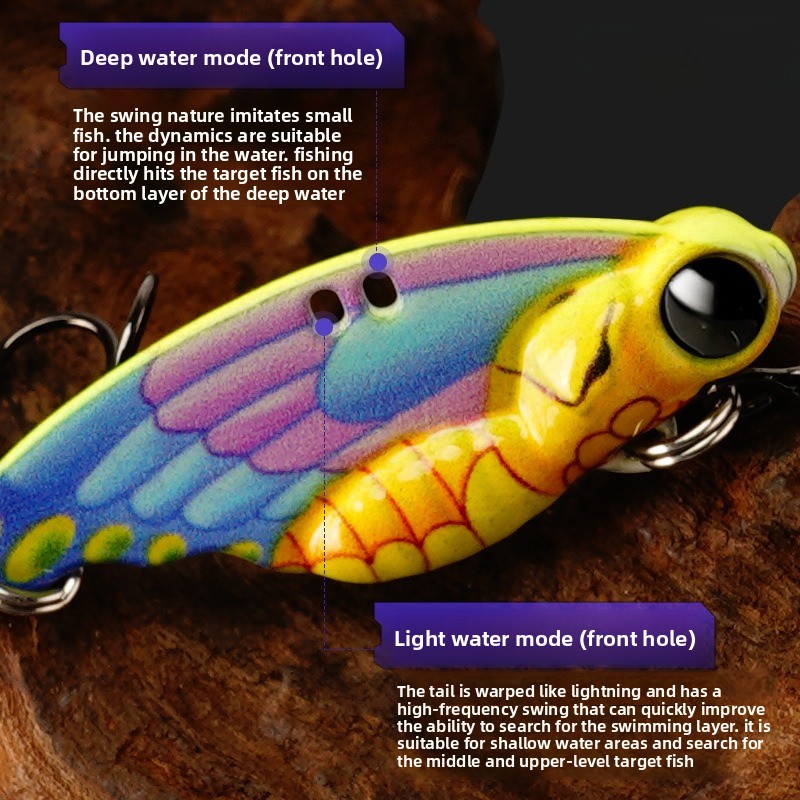 طعم صيد السمك بالاهتزاز VIB، ط - مراجعة Fishing Lure Spoon وسعره